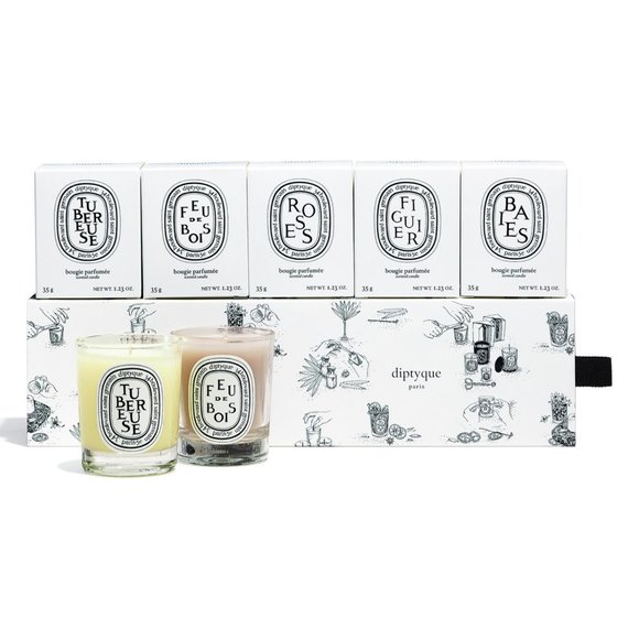 DIPTYQUE SCENTED CANDLE SET x 5 - Picture 1 of 5